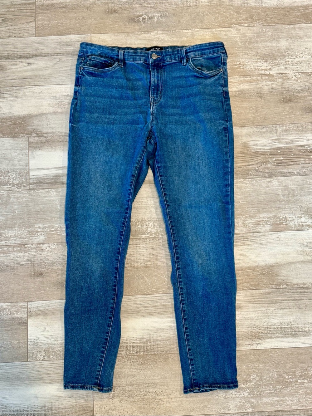 Buffalo David Bitton Mid-Blue Skinny Jeans